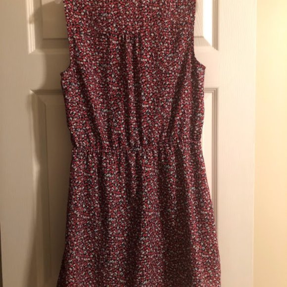 GAP (M) Mix Print Sleeveless Shirt Dress - Picture 7 of 9